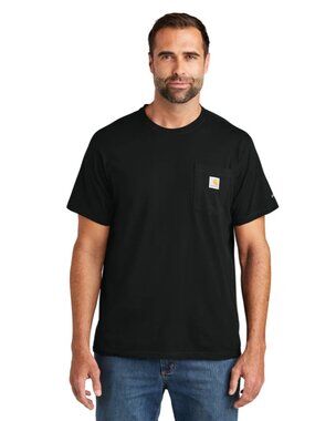 NWOT Carhartt Men's Black Force Cotton S/S T-Shirt - Size Medium
